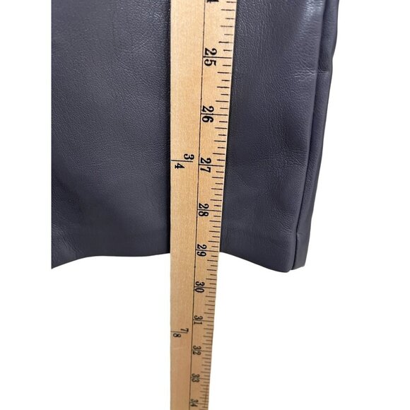 Wilfred The Melina Vegan Leather High rise Straight pants peppercorn grey size 2 - Picture 5 of 10